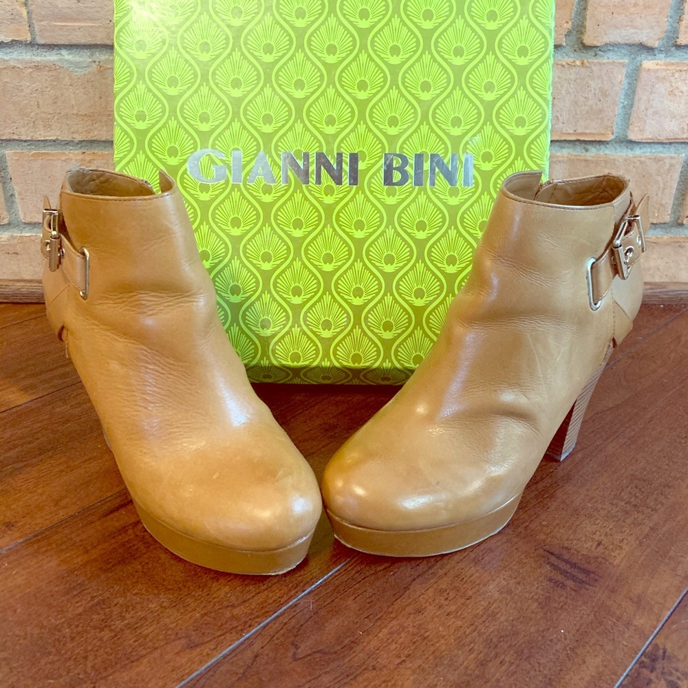 Gianni Bini Dark Wood Ankle Boot